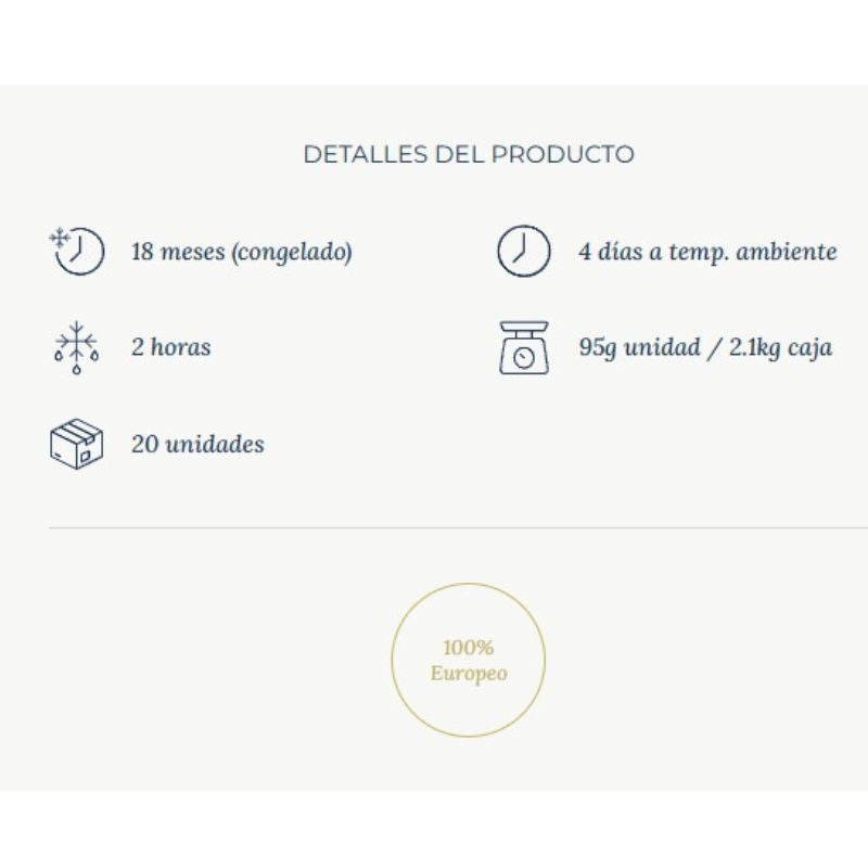 Muffin Arándano 95g 1 Caja 20 Unidades