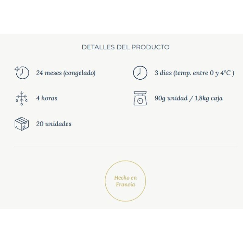 Cheesecake Premium 90g 1 Caja 20 Unidades