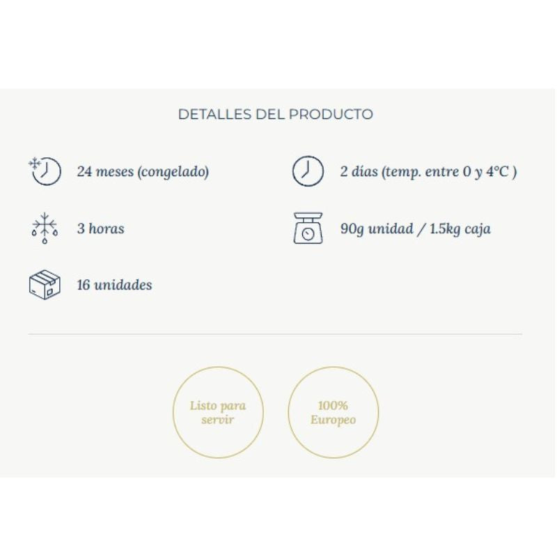 Sable Cremoso Gianduja 90g 1 Caja 16 Unidades