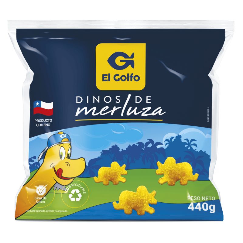 Dinos de Merluza el Golfo 440grs