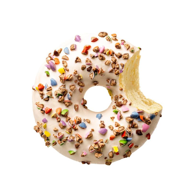 Donut Blanco Caramelo Cacao