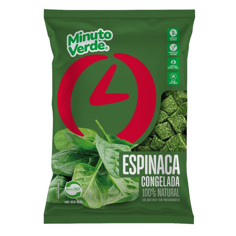 Espinaca Minuto Verde 350grs