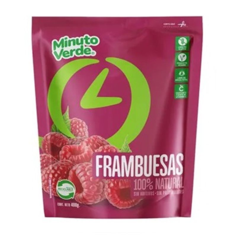 Frambuesas Minuto Verde 400grs