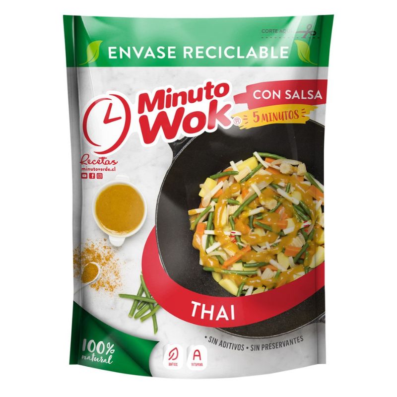 Minuto Wok Thai Minuto Verde 400grs