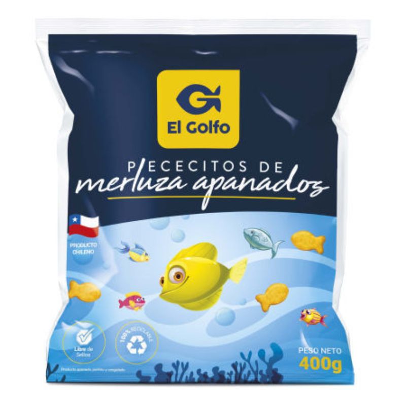 Pecesitos de Merluza Apanados El Golfo 400grs