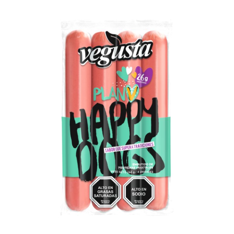 Salchicha Happy Dogs Vegusta 260grs