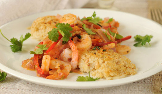 Tacu Tacu de Camarones