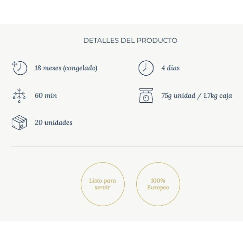 Muffin Vainilla Choco Chips 75g 1 Caja 20 Unidades