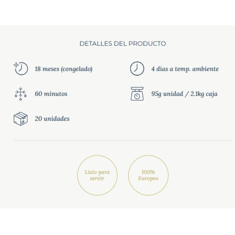 Muffin Chocolate Avellana 95g 1 Caja 20 Unidades