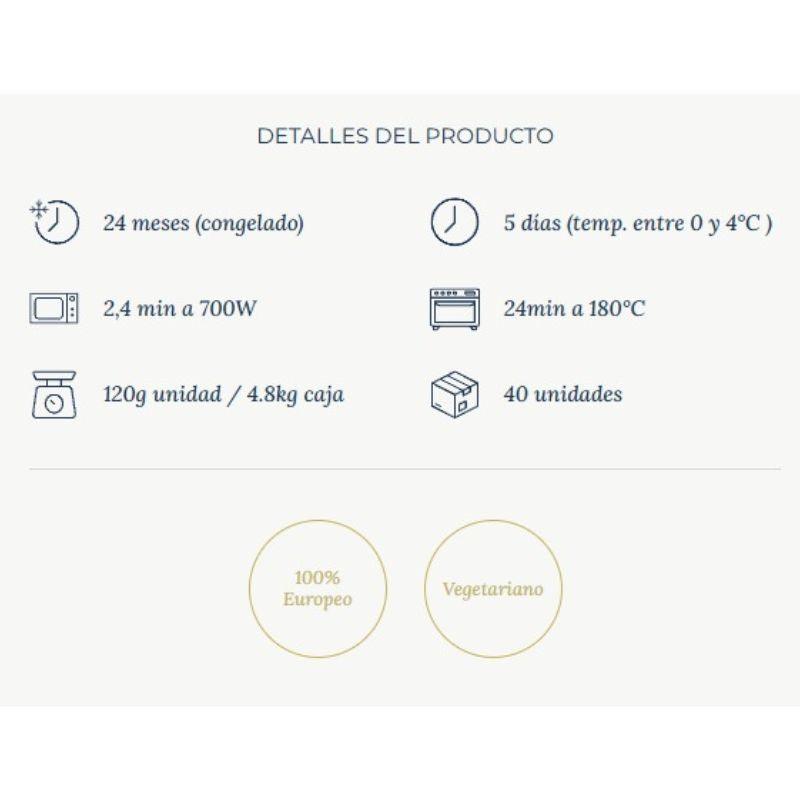 Gratin de Papas 120g 1 Caja 40 Unidades