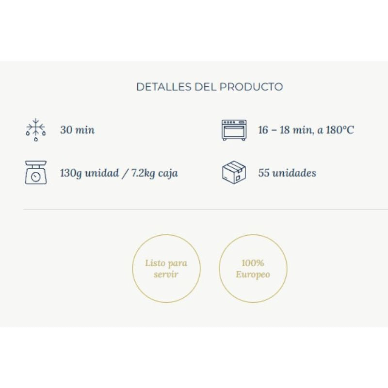 Baguette Blanco 130g 1 Caja 55 Unidades