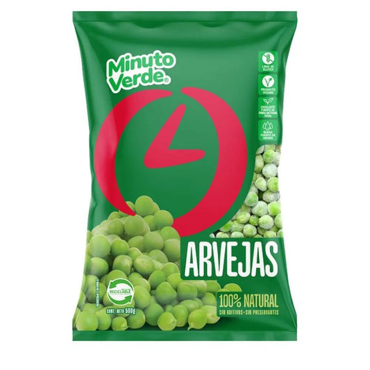 Arvejas Minuto Verde 500grs