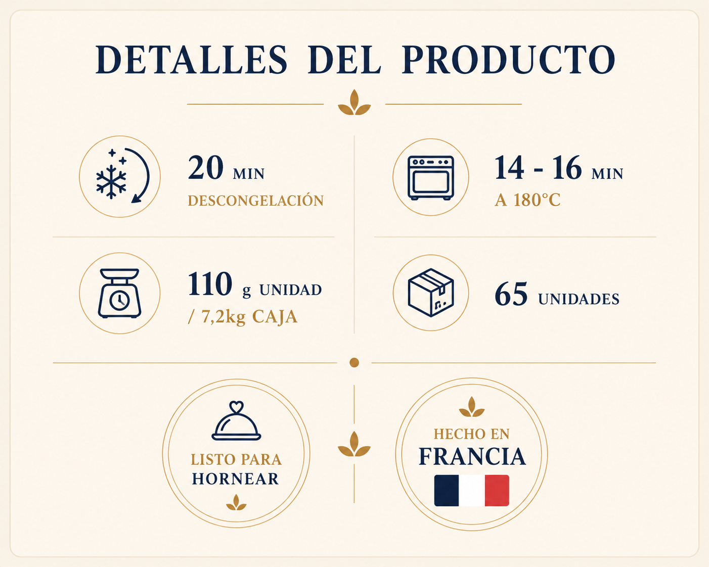 Baguette Integral 110g 1 Caja 65 Unidades
