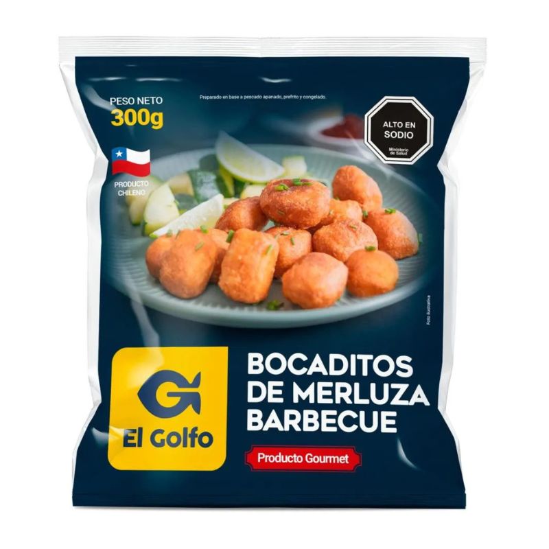 Bocaditos de Merluza BBQ el Golfo
