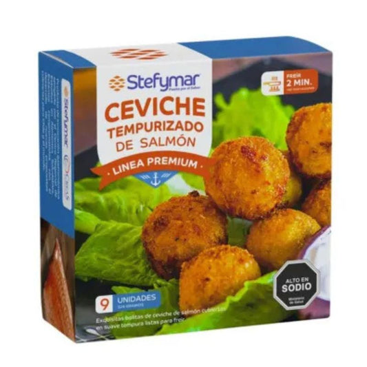 Ceviche de Salmon Tempurizado Stefymar 9 Und