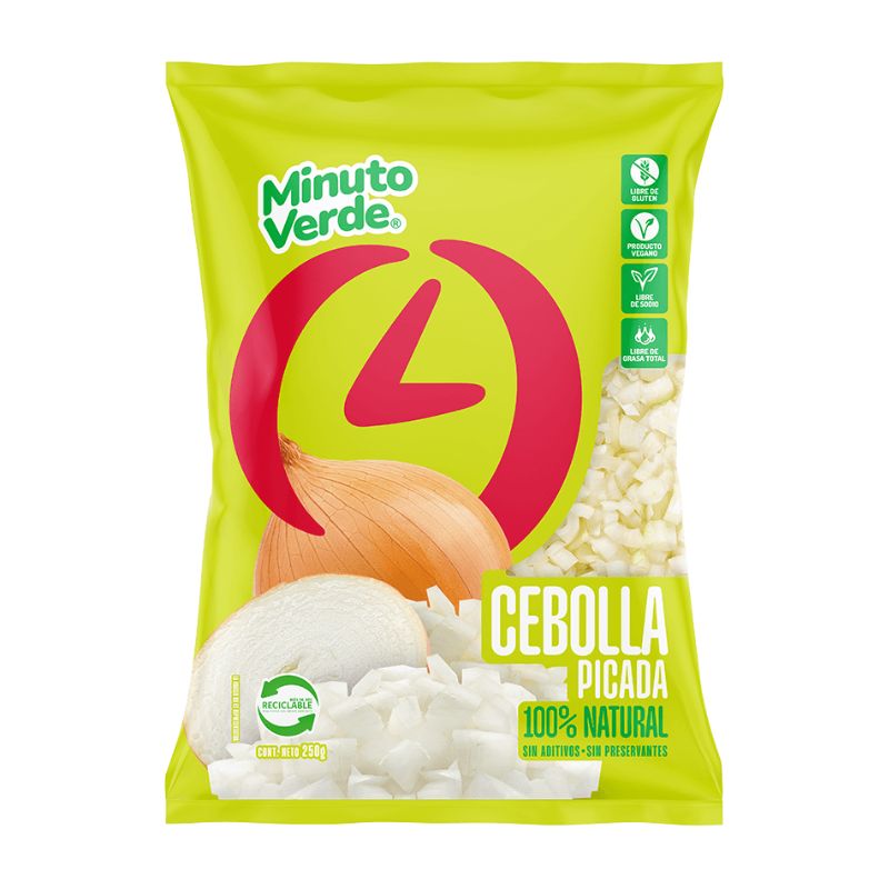 Cebolla Picada Minuto Verde 250grs