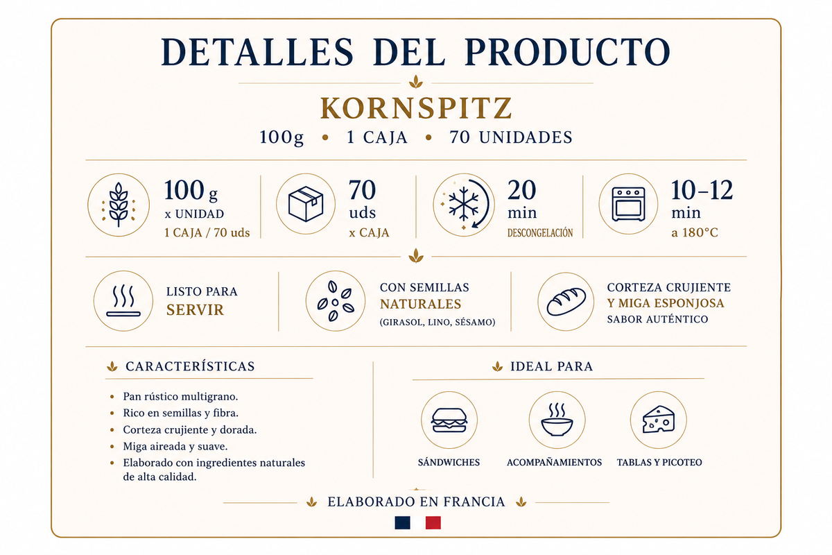 Kornspitz 100g 1 Caja 70 Unidades