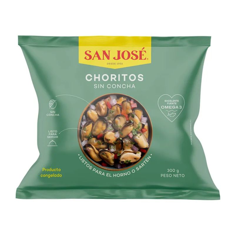 Choritos Sin Concha San Jose 300grs
