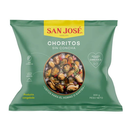 Choritos Sin Concha San Jose 300grs