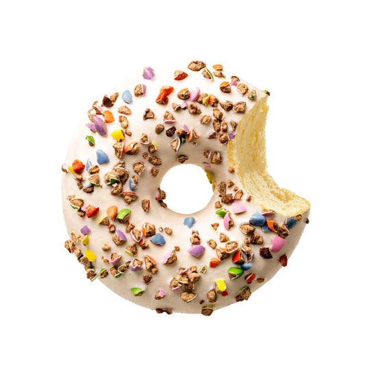 Donut Blanco Caramelo Cacao