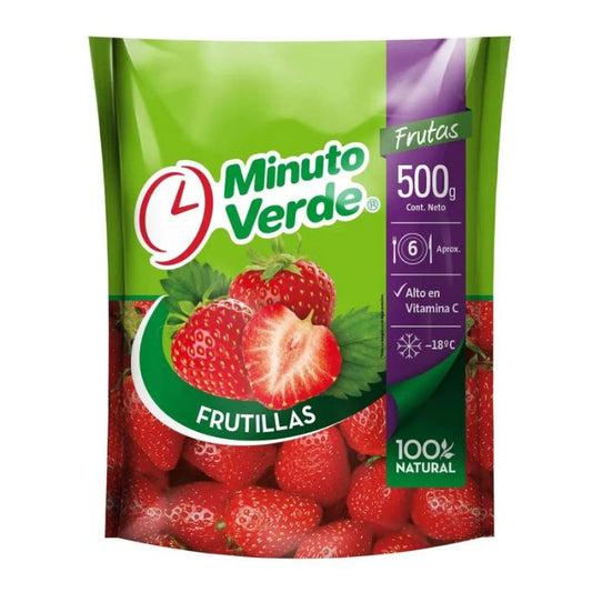Frutillas Minuto Verde 500grs