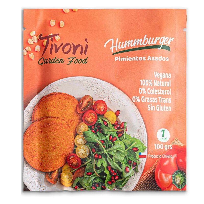 Hamburguesa Pimientos Asados Tivoni