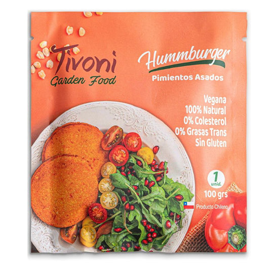 Hamburguesa Pimientos Asados Tivoni