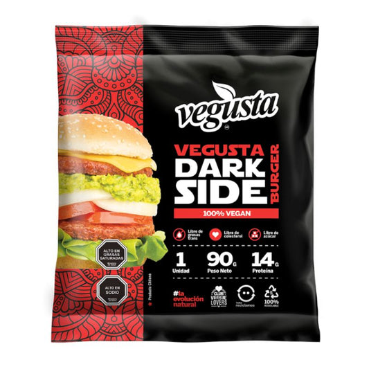 Hamburguesa Dark Side Vegusta 90grs