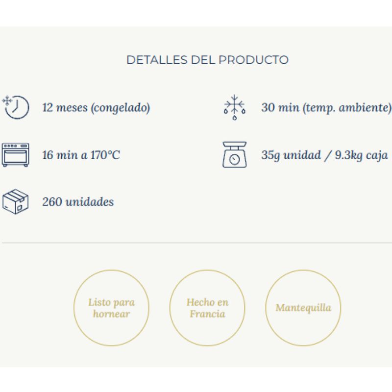 Mini Rollo de Canela 35g 1 Caja 260 Unidades