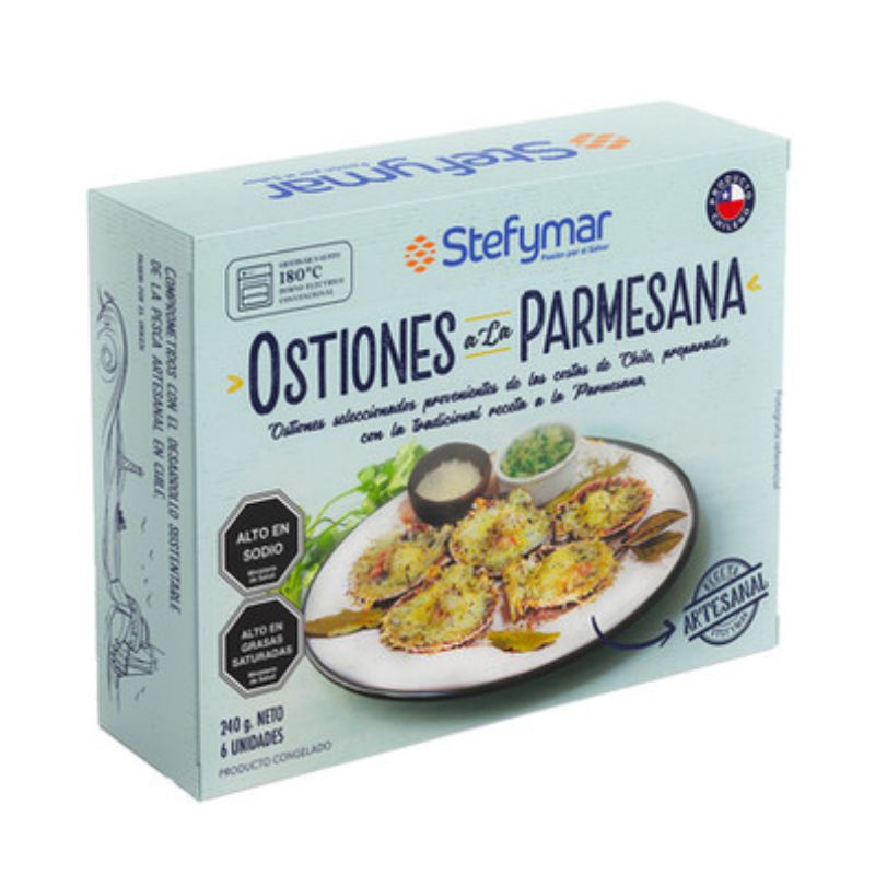 Ostiones a la Parmesana Stefymar 6 Und