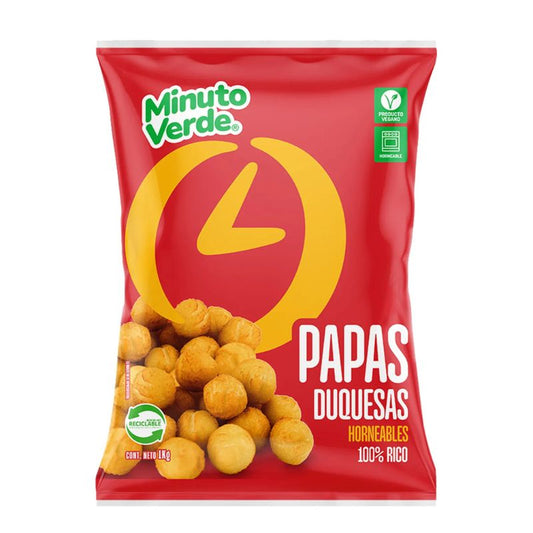 Papas Duquesas Minuto Verde