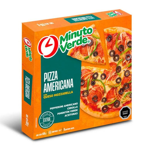Pizza Americana Minuto Verde 635grs