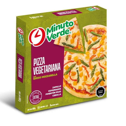 Pizza Vegeteriana Minuto Verde 635grs
