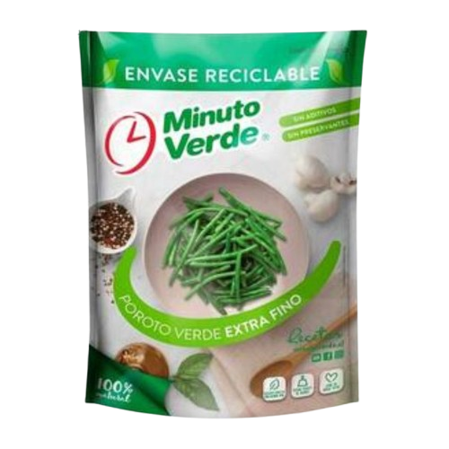 Porotos Verdes Extra Finos Minuto Verde 400grs