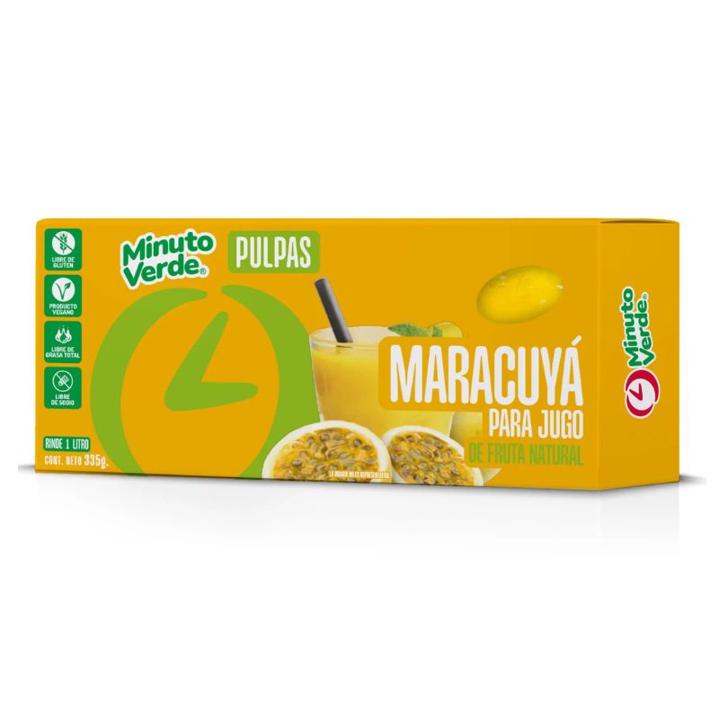 Pulpa Maracuya Minuto Verde 335grs