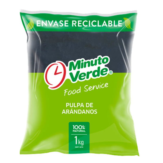Pulpa de Arándanos Minuto Verde 1kg