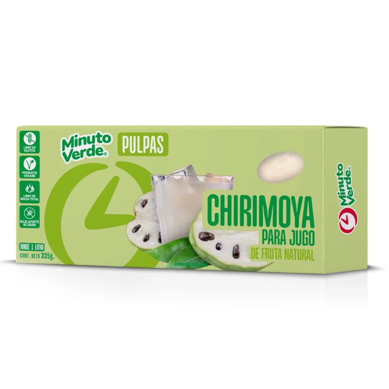 Pulpa de Chirimoya Minuto Verde 335grs