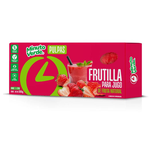 Pulpa de Frutilla Minuto Verde