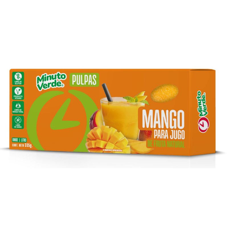 Pulpa de Mango Minuto Verde 335grs