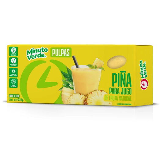 Pulpa de Piña Minuto Verde 335grs