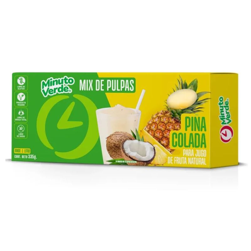 Pulpa de Piña Coco Minuto Verde 335grs