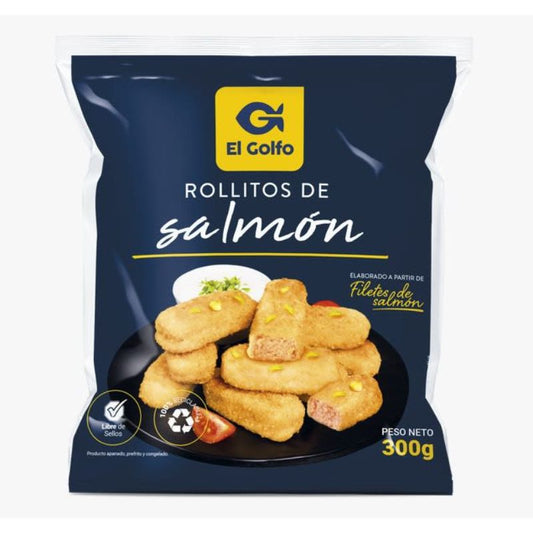 Rollitos de Salmon Apanado el Golfo 300grs x 3