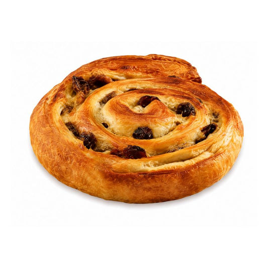 Rollo Crema Pastelera y Pasas
