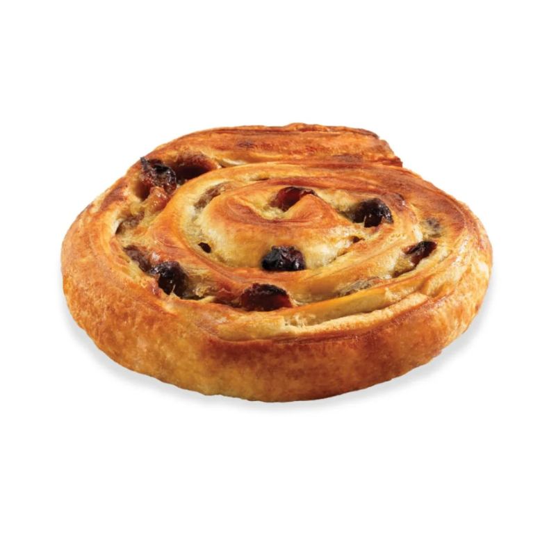 Rollo Crema Pastelera y Pasas 110g 1 Caja 60 Unidades