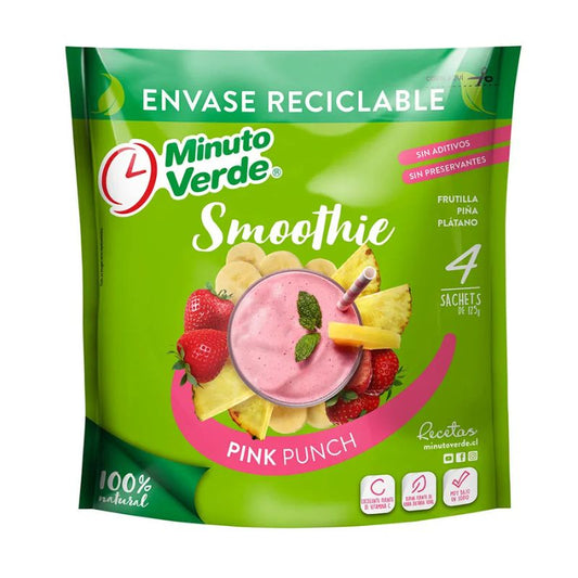 Smoothie Pink Energy Minuto Verde 500grs